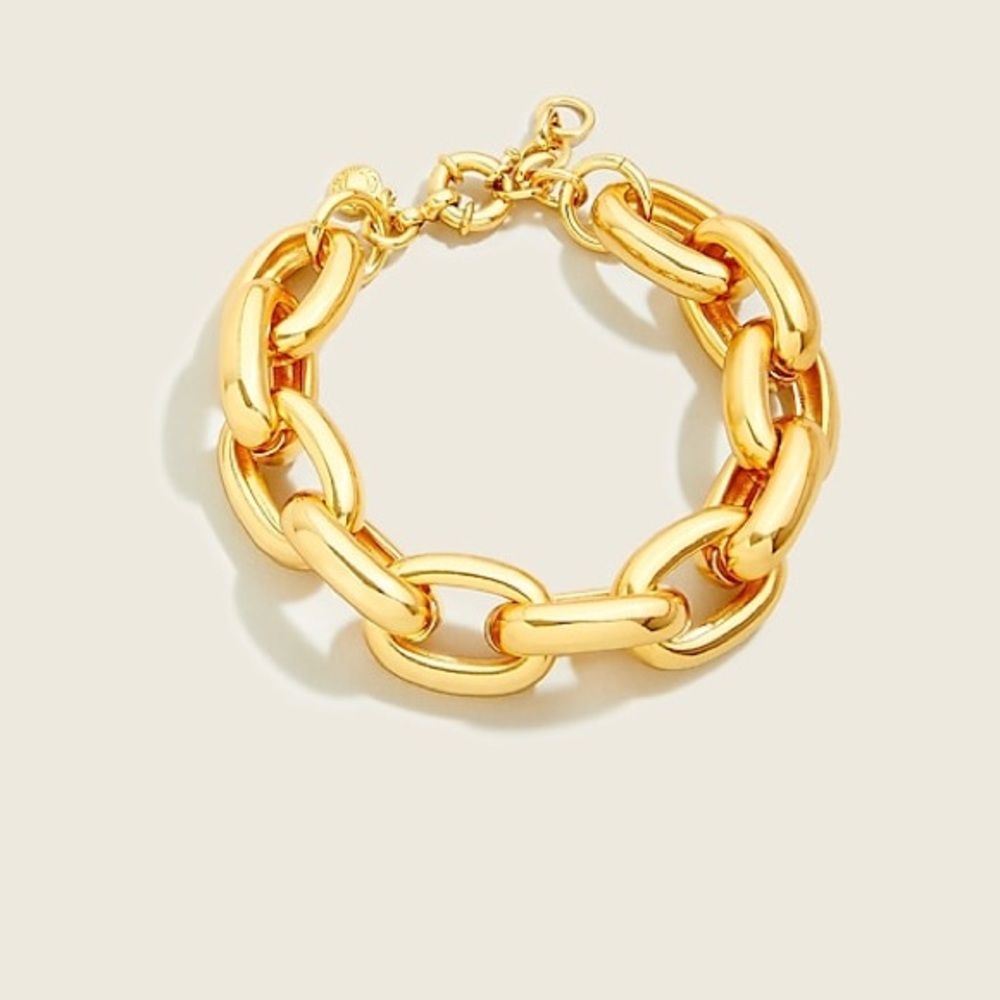 Jcrew chunky chain link bracelet